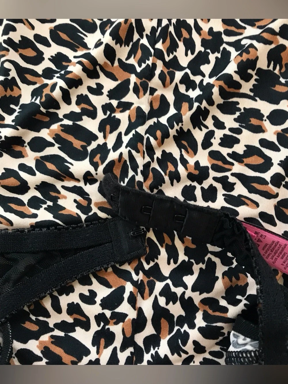 Betsey Johnson Vintage Camisole Tank Leopard-Print Y2K Design Intimates